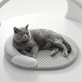 Cooling Dog Bed Summer Ice Silk Cat Mat Oval Pet Nest Breathable Heat Dissipation Cooling Pad for Small Medium Large Dogs Cats